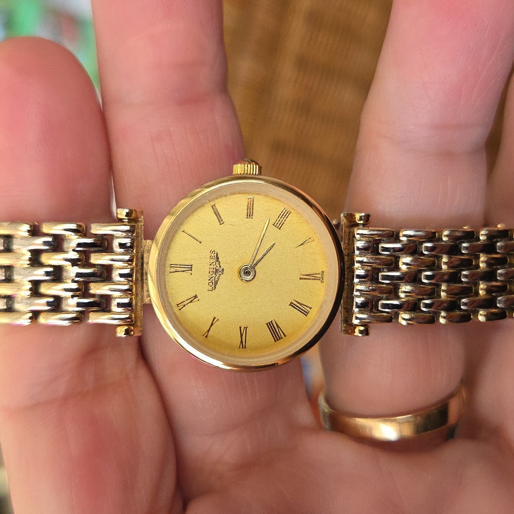Vintage Longines Swiss Quartz Watch Gold/silver